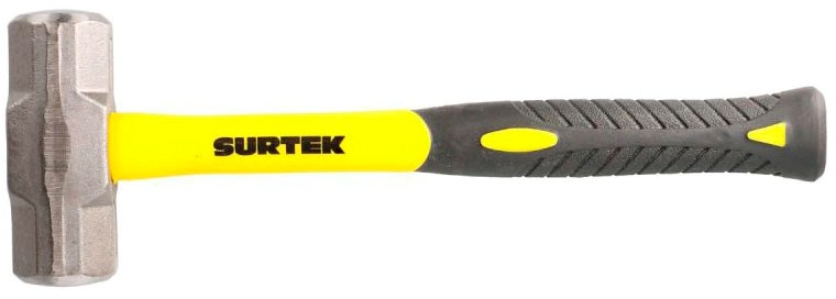Imagen de MARRO DE ACERO OCTAGONAL 4 LBS MANGO FIBRA DE VIDRIO SURTEK