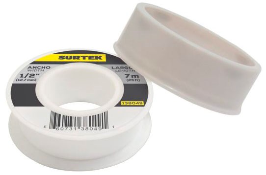 Imagen de TEFLON 1/2" X 13 MTS USO INDUSTRIAL SURTEK