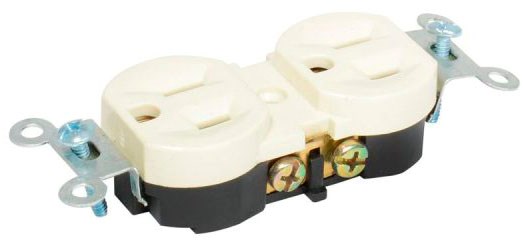 Imagen de CONTACTO DOBLE ATERRIZADO LINEA ESTANDAR COLOR MARFIL SURTEK