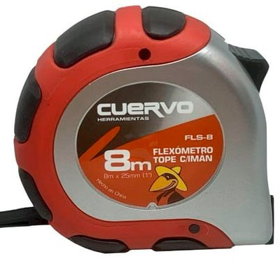 Imagen de CINTA DE MEDIR CUERVO 8 MTS
