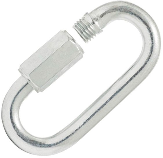 Imagen de ESLABON DE ACERO CON SEGURO 3/8" SURTEK