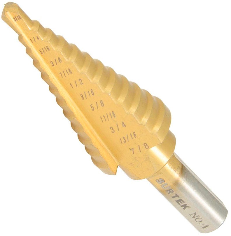 Imagen de BROCA ESCALONADA DE ALTA VELOCIDAD #3 3/16-7/8 SURTEK