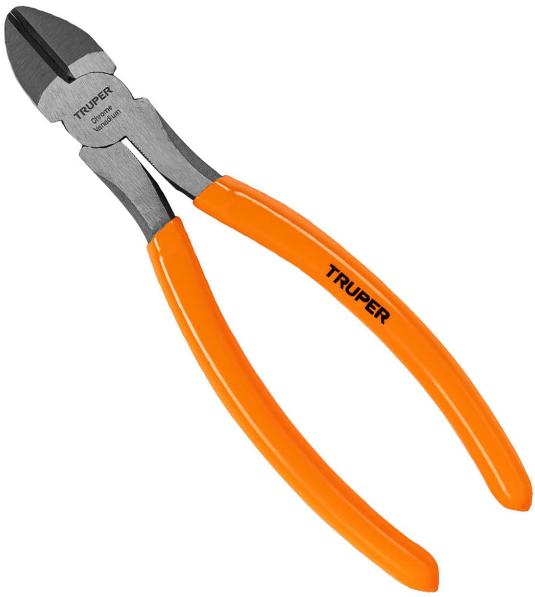 Imagen de PINZA DE CORTE DIAGONAL DE 7" CON MANGO DE PVC TRUPER