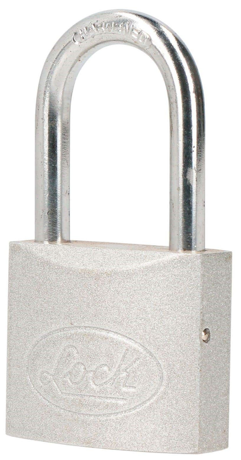 Imagen de CANDADO DE ACERO LARGO LLAVE ESTANDAR 45MM EN CAJA LOCK