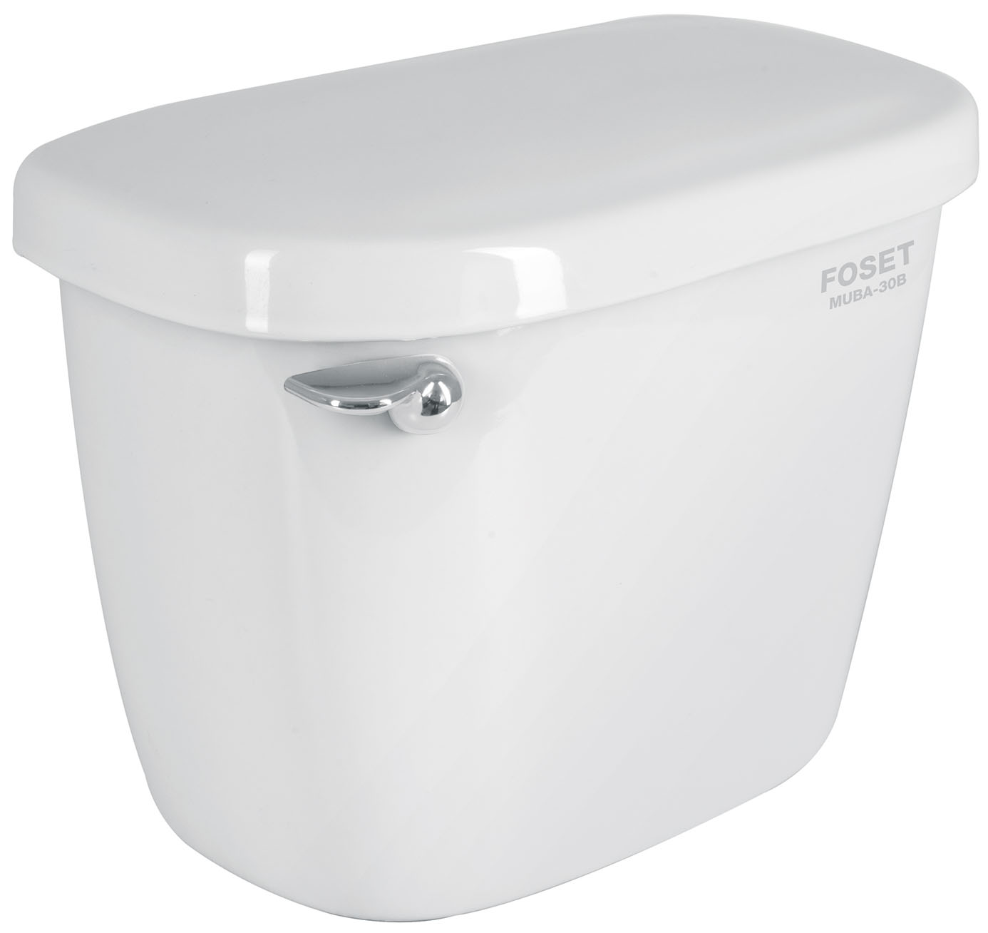 Imagen de TANQUE BAJO DE PORCELANA CON ACCESORIOS  BLANCO  FOSET