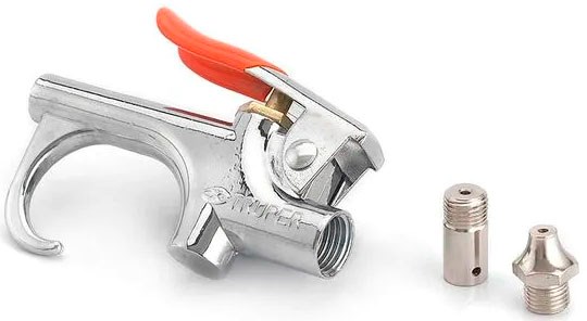 Imagen de PISTOLA METALICA PARA SOPLETEAR CON CUERDA DE 1/4" NPT TRUPER