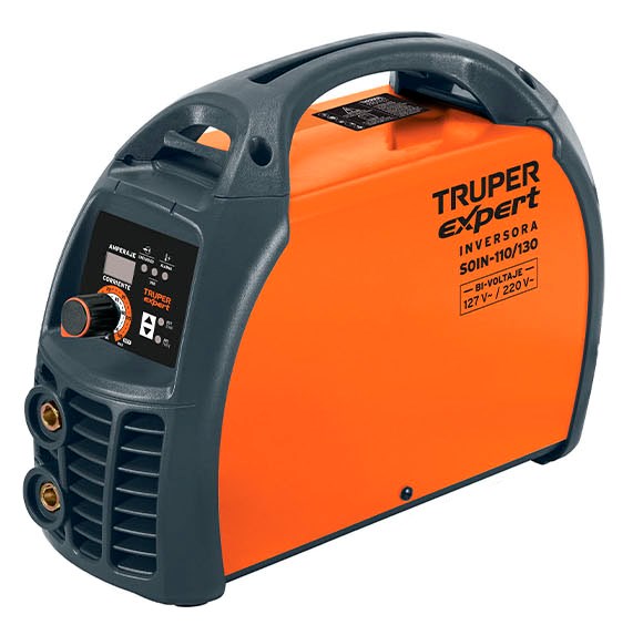 Imagen de SOLDADORA INVERSORA DE 130 AMP BI-VOLTAJE DE 127/220 VOLTS TRUPER