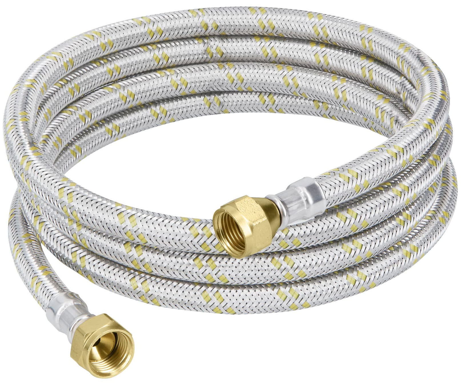 Imagen de MANGUERA PARA GAS DE ACERO INOXIDABLE DE 3/8" X 3/8" EN 2 MTS FOSET