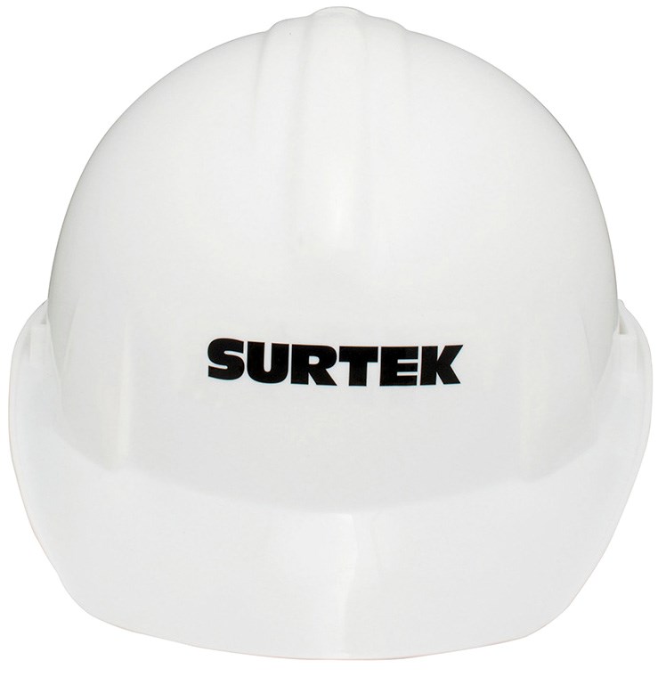 Imagen de CASCO DE SEGURIDAD CON AJUSTE DE INTERVALOS COLOR BLANCO SURTEK