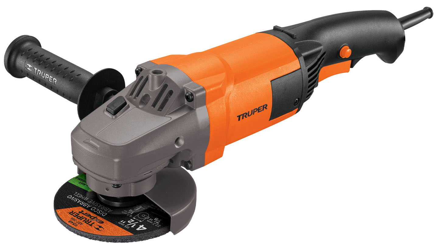 Imagen de ESMERILADORA ANGULAR DE 4-1/2" DE 1,300 WATTS PRO TRUPER