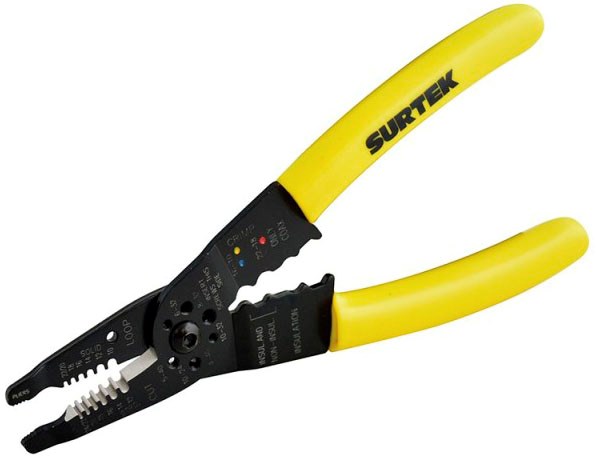 Imagen de PINZA PELACABLE 10-22 AWG 8" SURTEK