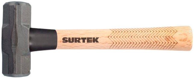 Imagen de MARRO DE ACERO OCTAGONAL 3 LBS MANGO DE MADERA SURTEK