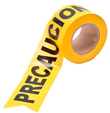 Imagen de ROLLO DE 100 MTS DE CINTA DELIMITADORA "PRECAUCION" TRUPER