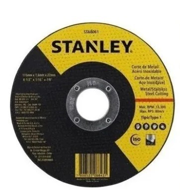Imagen de DISCO PARA CORTE DE METAL DE 4 1/2" (STA8061) STANLEY