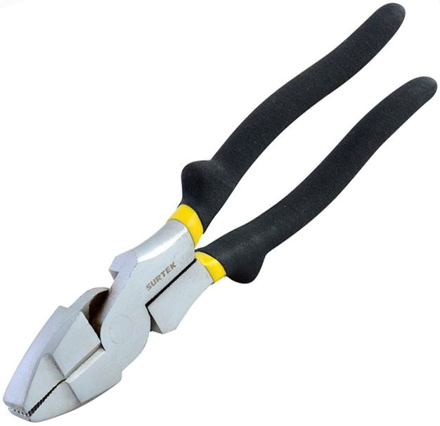 Imagen de PINZA PARA ELECTRICISTA 9" REFORZADA SURTEK