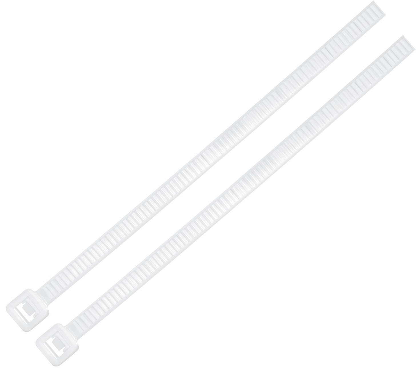 Imagen de CINCHO PLASTICO 300 X 4.6 MM TENSION 22 KG DE 50 PIEZAS COLOR BLANCO SURTEK