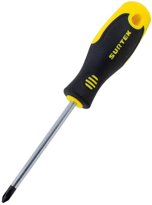 Imagen de DESARMADOR BIMATERIAL PHILLIPS#1 3/16" X 6" SURTEK