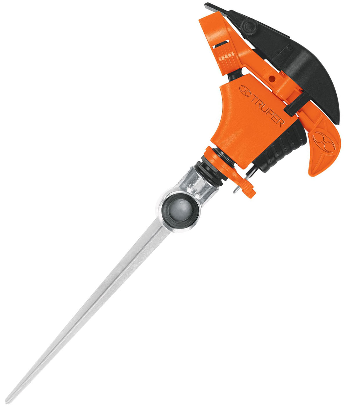 Imagen de ASPERSOR PLASTICO DE 11" CON UNA VIA Y ESTACA METALICA TRUPER