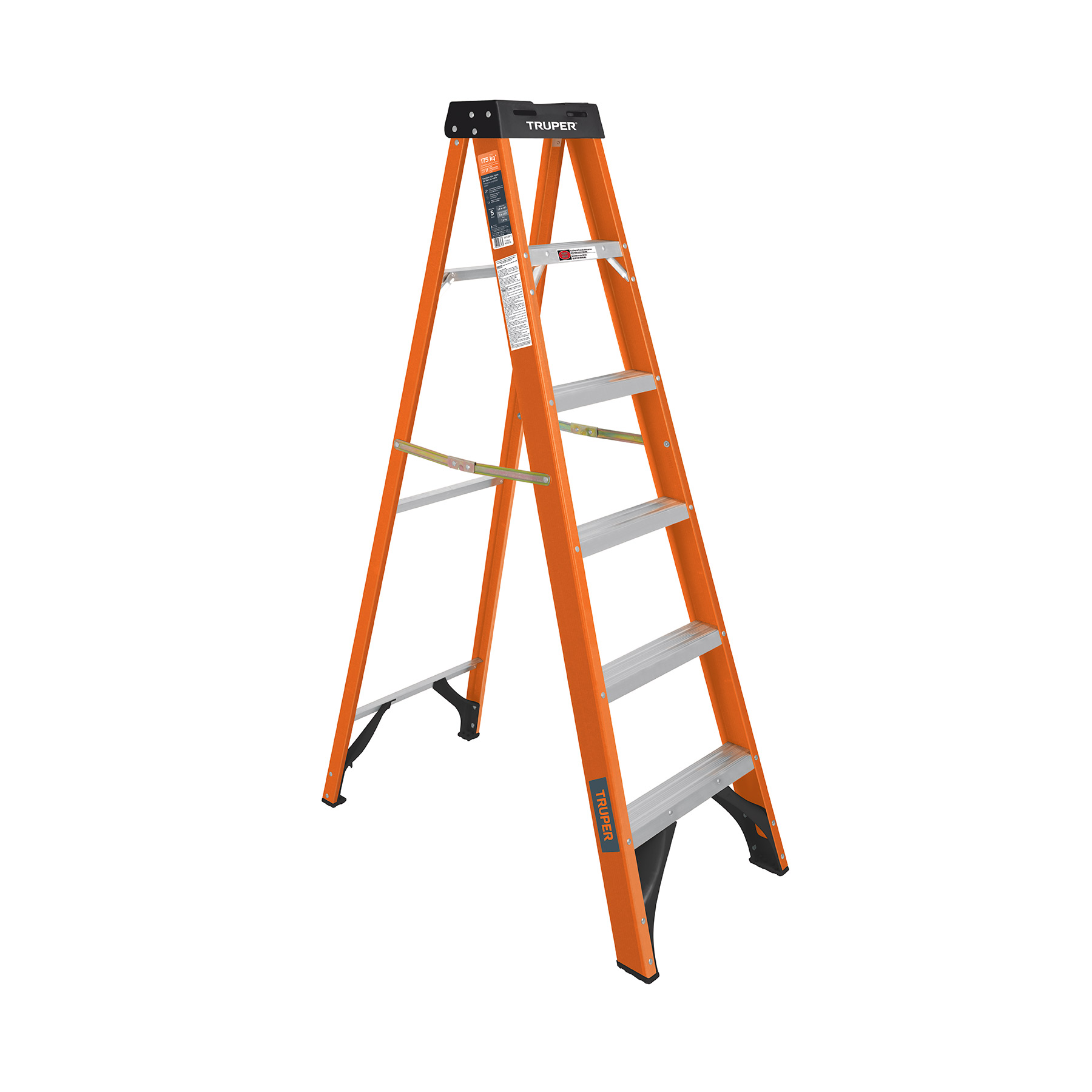 Imagen de ESCALERA DE TIJERA TIPO LL 6 ESCALONES FIBRA DE VIDRIO