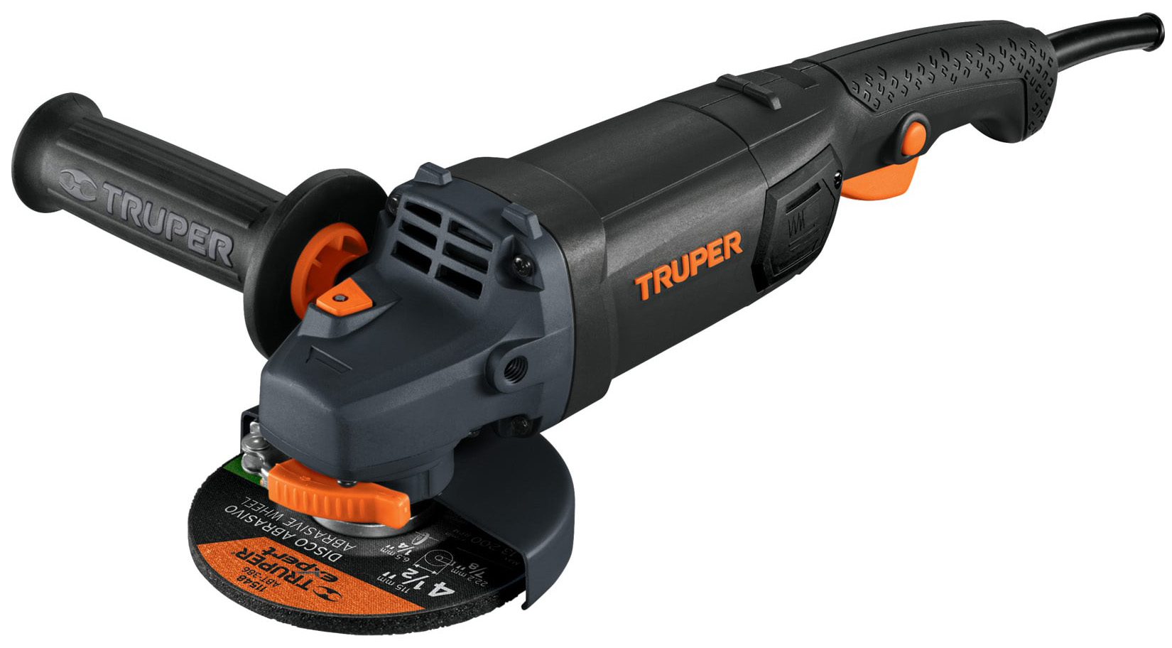 Imagen de ESMERILADORA ANGULAR DE 4-1/2" DE 1,250 WATTS INDUSTRIAL TRUPER