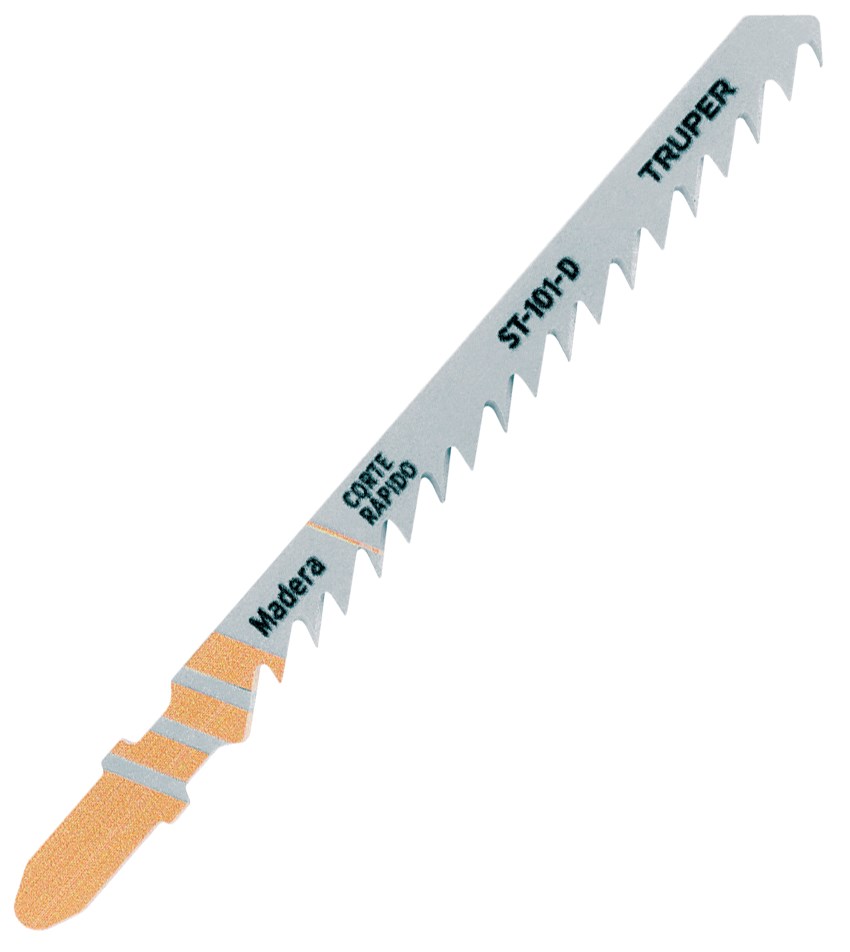 Imagen de BLISTER CON 5 SEGUETAS DE 6 DIENTES POR PULGADA ZANCO 'T' CORTE RECTO DE MADERA TRUPER, imagen 4