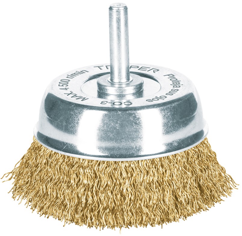 Imagen de CARDA DE COPA DE 2-3/4" DE ALAMBRE GRUESO PARA TALADRO TRUPER