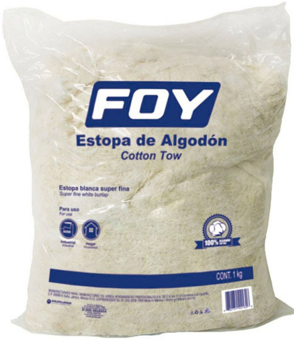 Imagen de ESTOPA DE ALGODON 1 KG FOY