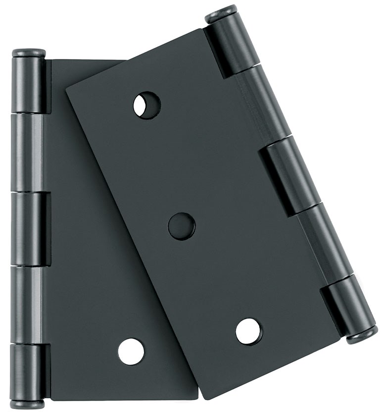 Imagen de BOLSA CON 2 BISAGRAS CUADRADAS DE 3"X3" PLANA EN NEGRO HERMEX BASIC