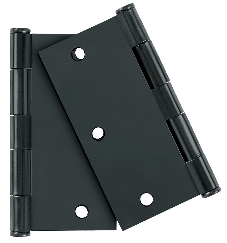 Imagen de BOLSA CON 2 BISAGRAS CUADRADAS DE 3 1/2" X 3 1/2" PLANA EN NEGRO HERMEX BASIC