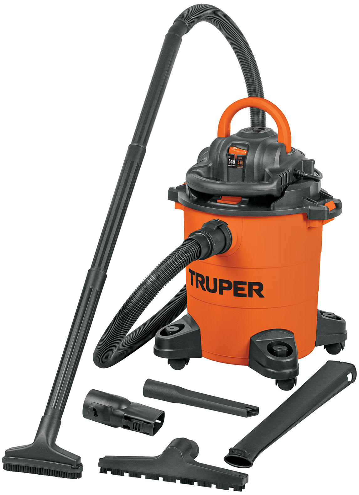 Imagen de ASPIRADORA DE SOLIDOS Y LIQUIDOS DE 5 GALONES CON SOPLADOR DESMONTABLE TRUPER