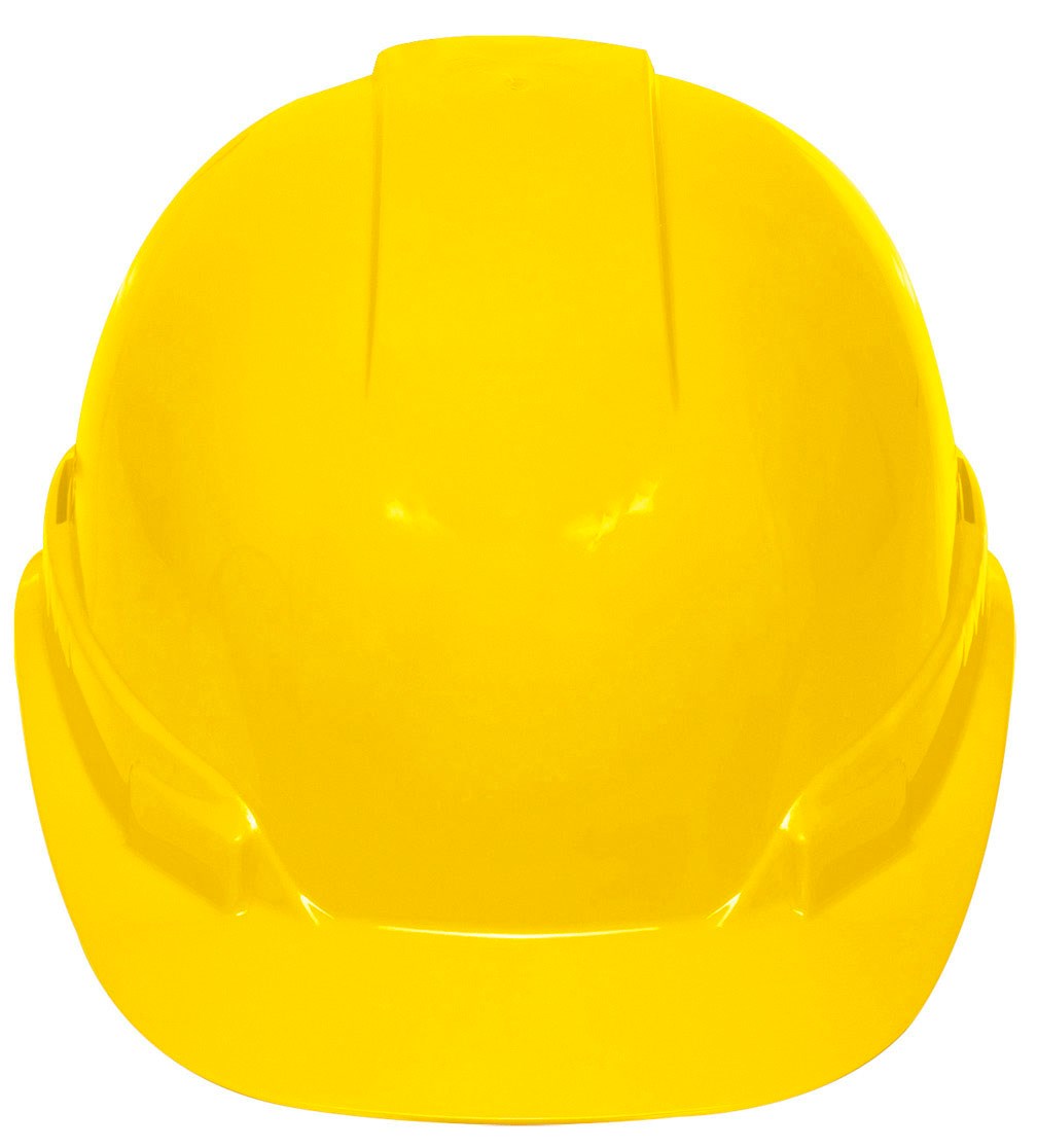 Imagen de CASCO DE SEGURIDAD CON AJUSTE DE MATRACA COLOR AMARILLO TRUPER