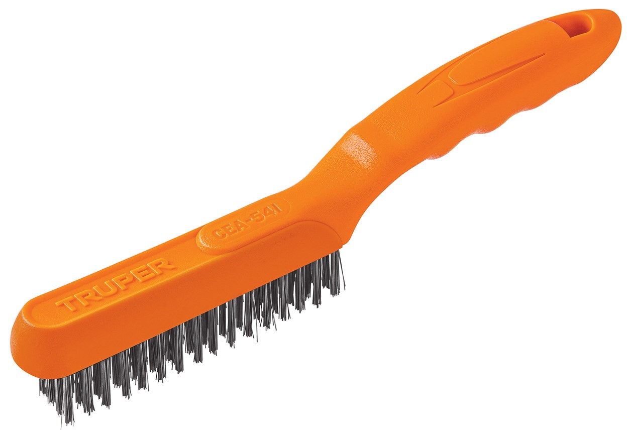 Imagen de CEPILLO DE ALAMBRE DE 64 PINCELES DE ACERO INOXIDABLE TRUPER