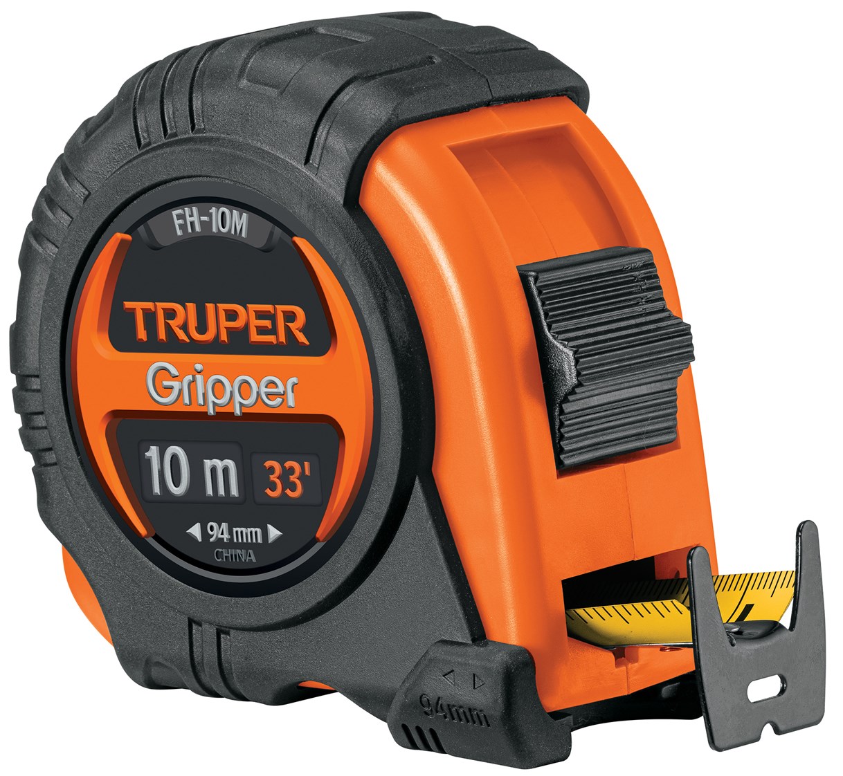 Imagen de FLEXOMETRO GRIPPER CONTRA IMPACTOS DE 10 MTS Y CINTA DE 32 MM TRUPER