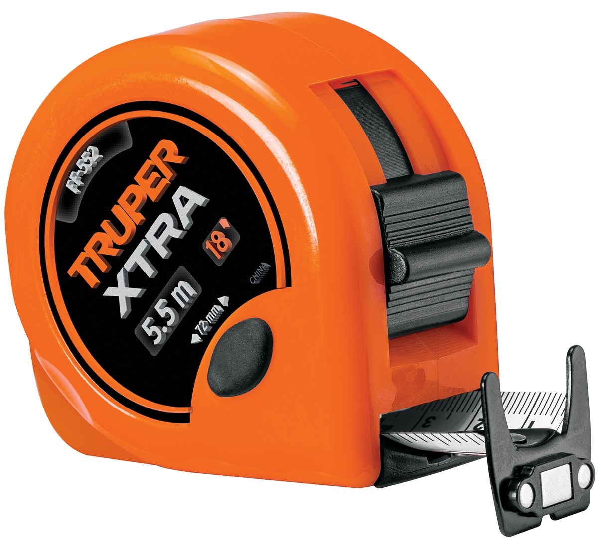 Imagen de FLEXOMETRO XTRA DE 5.5 MTS CON CINTA EXTRA ANCHA DE 28 MM TRUPER