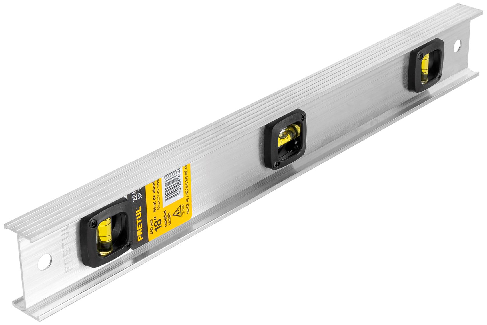 Imagen de NIVEL DE 18" CON CUERPO DE ALUMINIO PRETUL