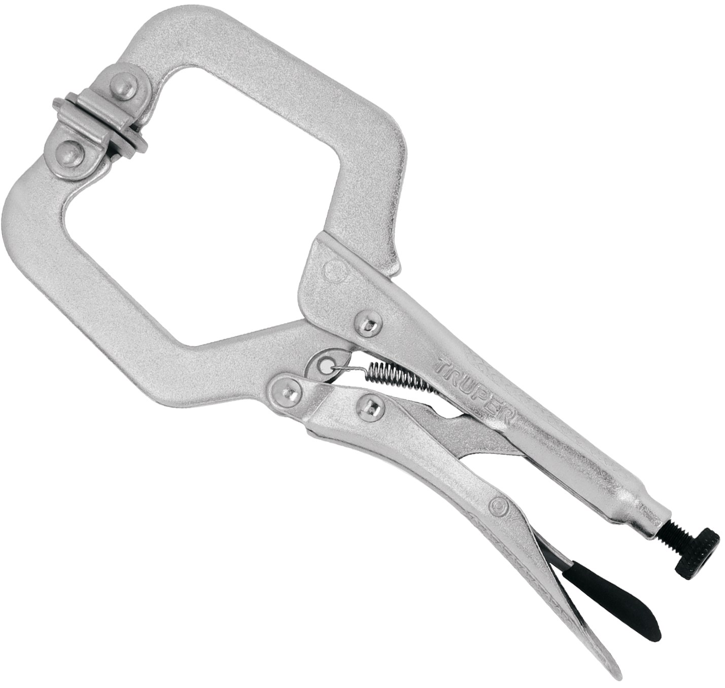 Imagen de PINZA DE PRESION DE 6" TIPO "C" CON MORDAZA AUTOAJUSTABLE TRUPER