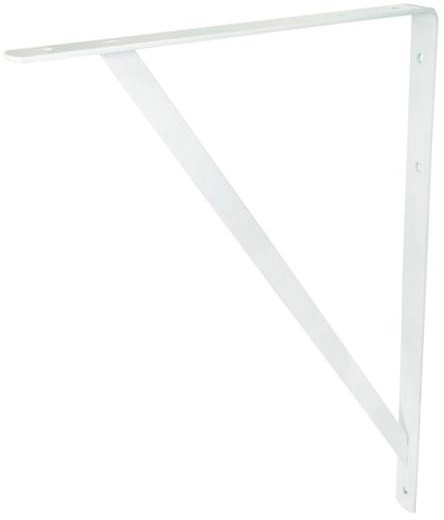 Imagen de MENSULA ACERO REFORZADO 10" X 16" BLANCO SURTEK