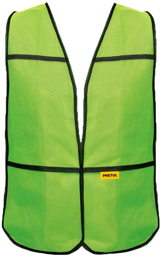 Imagen de CHALECO DE SEGURIDAD USO DE DIA VERDE PRETUL