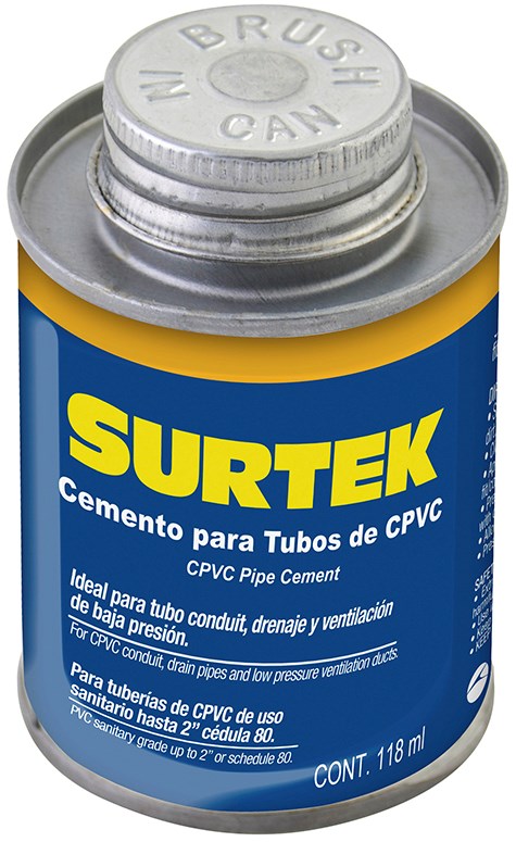 Imagen de CEMENTO PARA TUBO CPVC 118 ML SURTEK