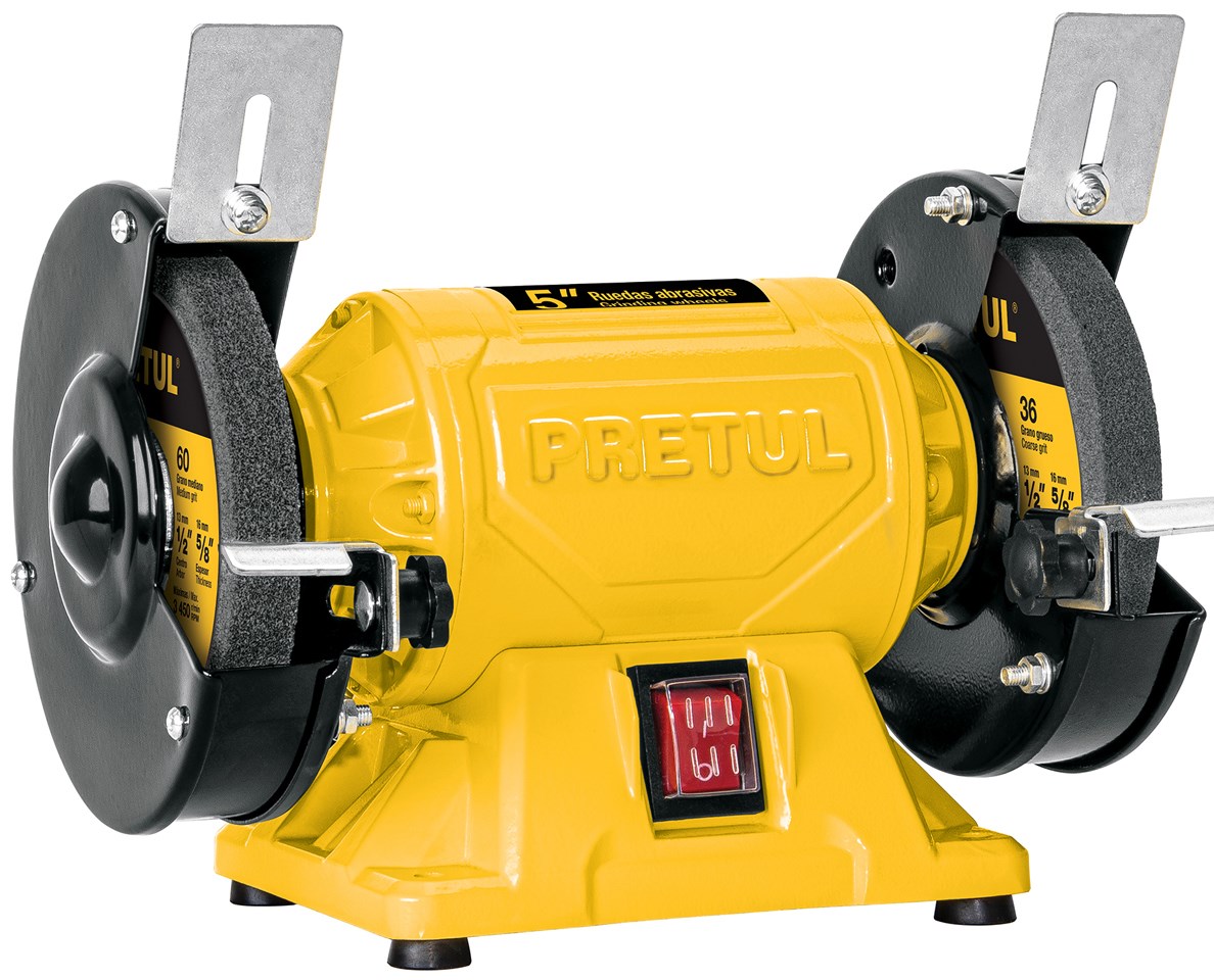 Imagen de ESMERIL DE BANCO DE 5' DE 1/6 HP (120 W) PRETUL