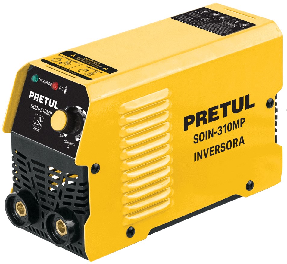 Imagen de MINI SOLDADORA INVERSORA 100 AMP 127V SERIE 300 PRETUL