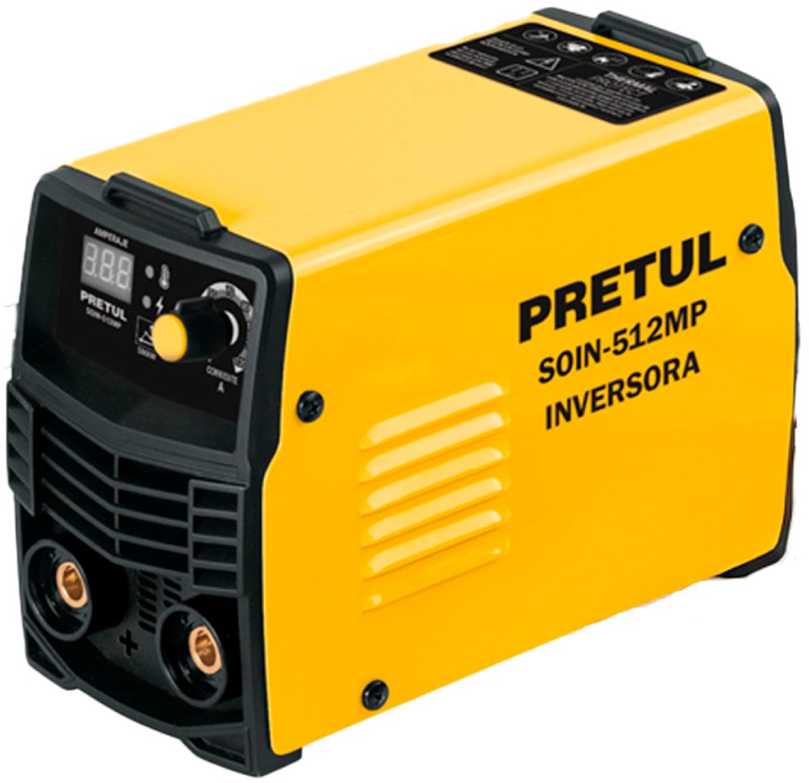 Imagen de MINI SOLDADORA INVERSORA DE 120 AMP EN 127V SERIE 500 PRETUL