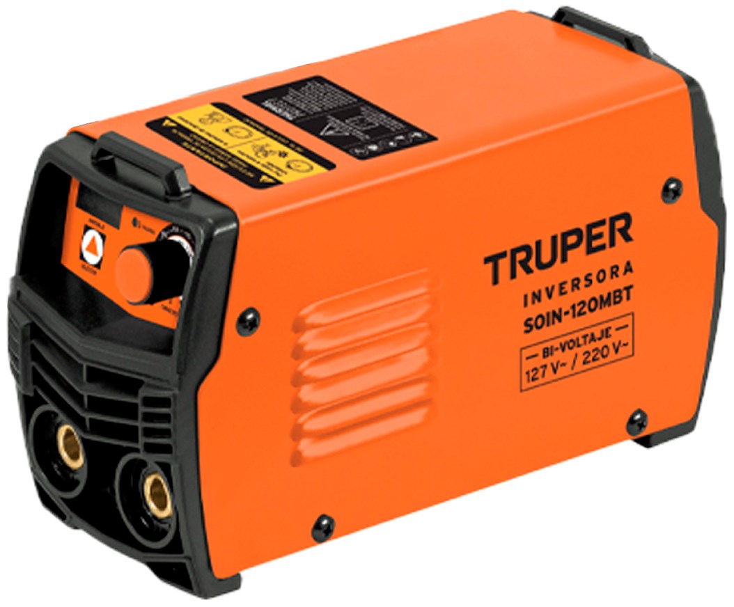 Imagen de MINI SOLDADORA INVERSORA DE 130 AMP BI-VOLTAJE 127/220V TRUPER