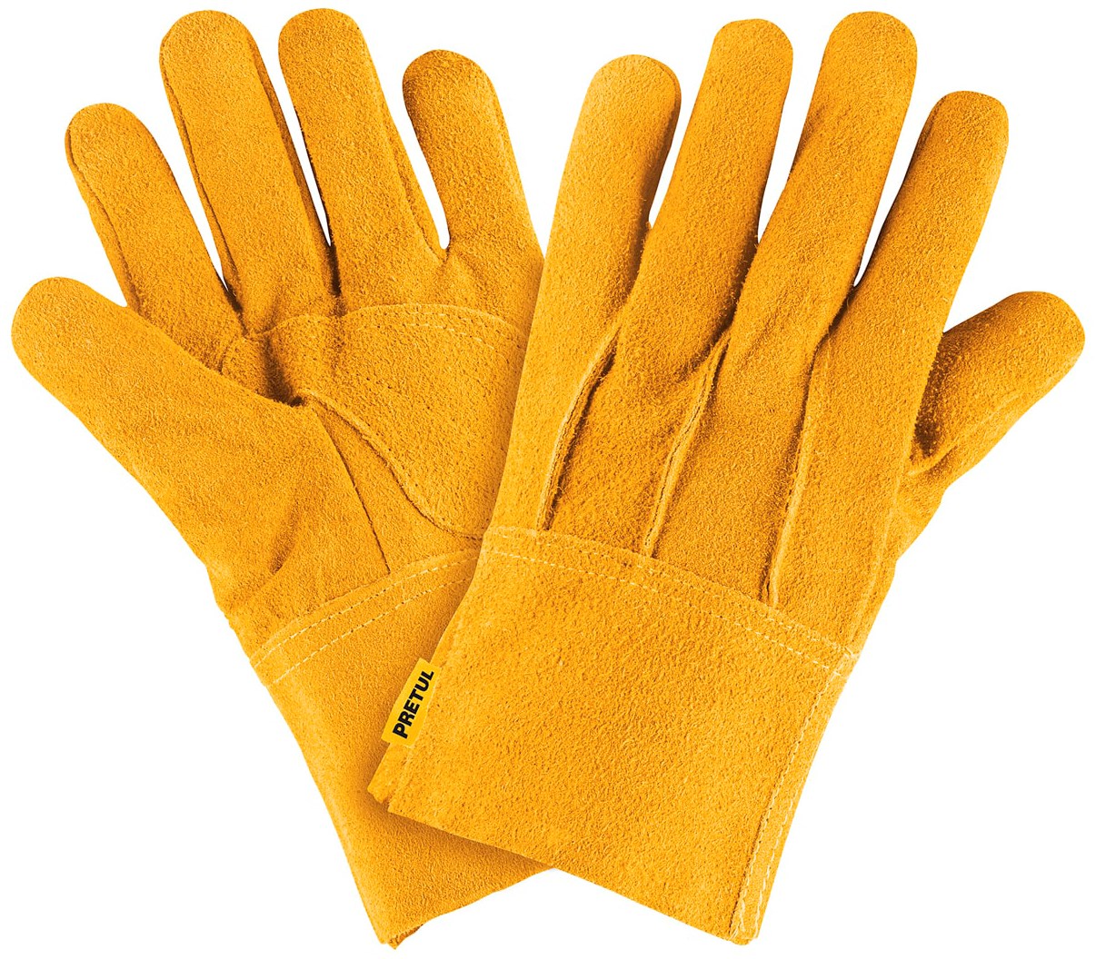 Imagen de GUANTES DE CARNAZA  CORTOS UNITALLA PRETUL