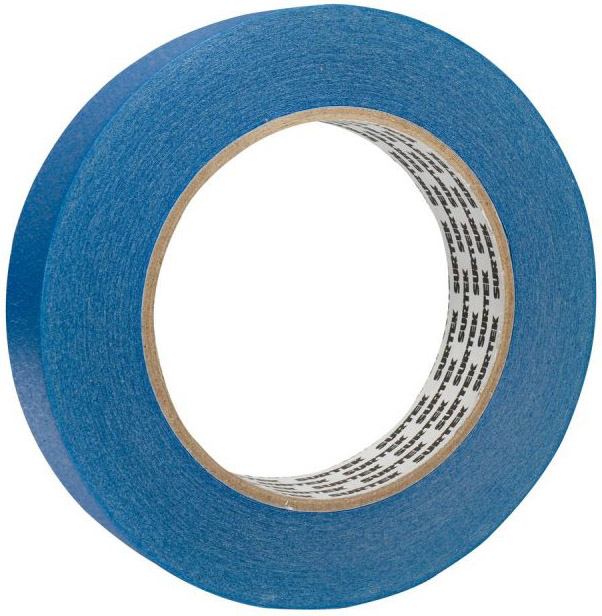 Imagen de CINTA MASKING TAPE PARA ENMASCARAR 19 MM X 50 MTS COLOR AZUL SURTEK