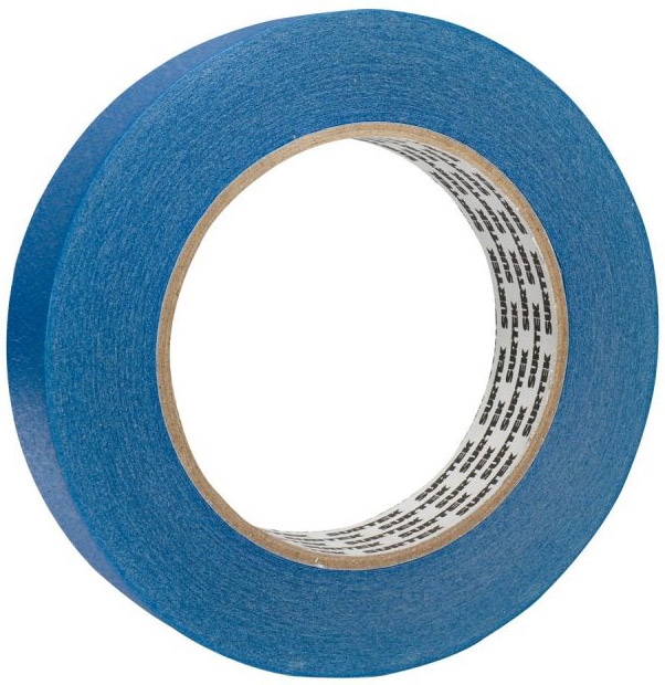 Imagen de CINTA MASKING TAPE PARA ENMASCARAR 24 MM X 50 MTS COLOR AZUL SURTEK