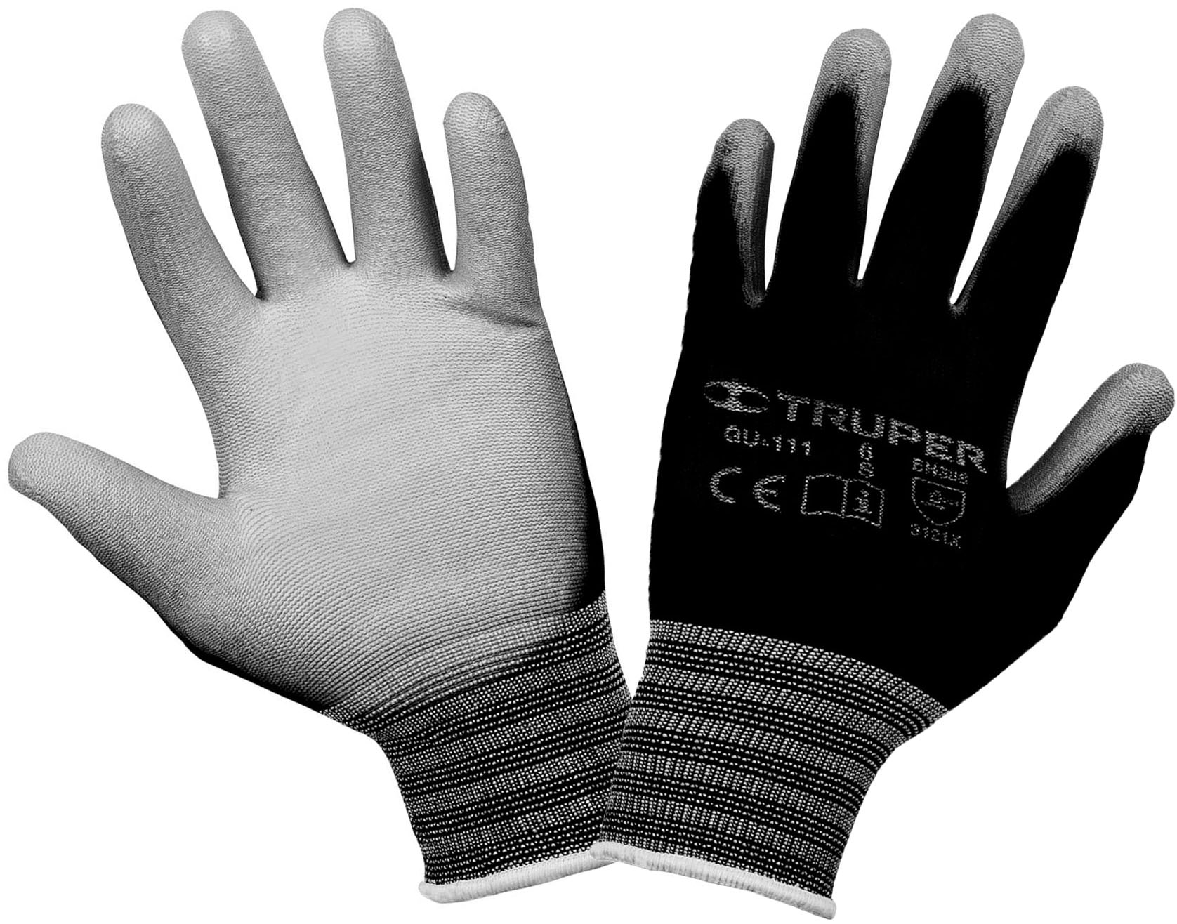 Imagen de GUANTES DE NYLON RECUBIERTOS DE POLIURETANO TALLA CHICO TRUPER