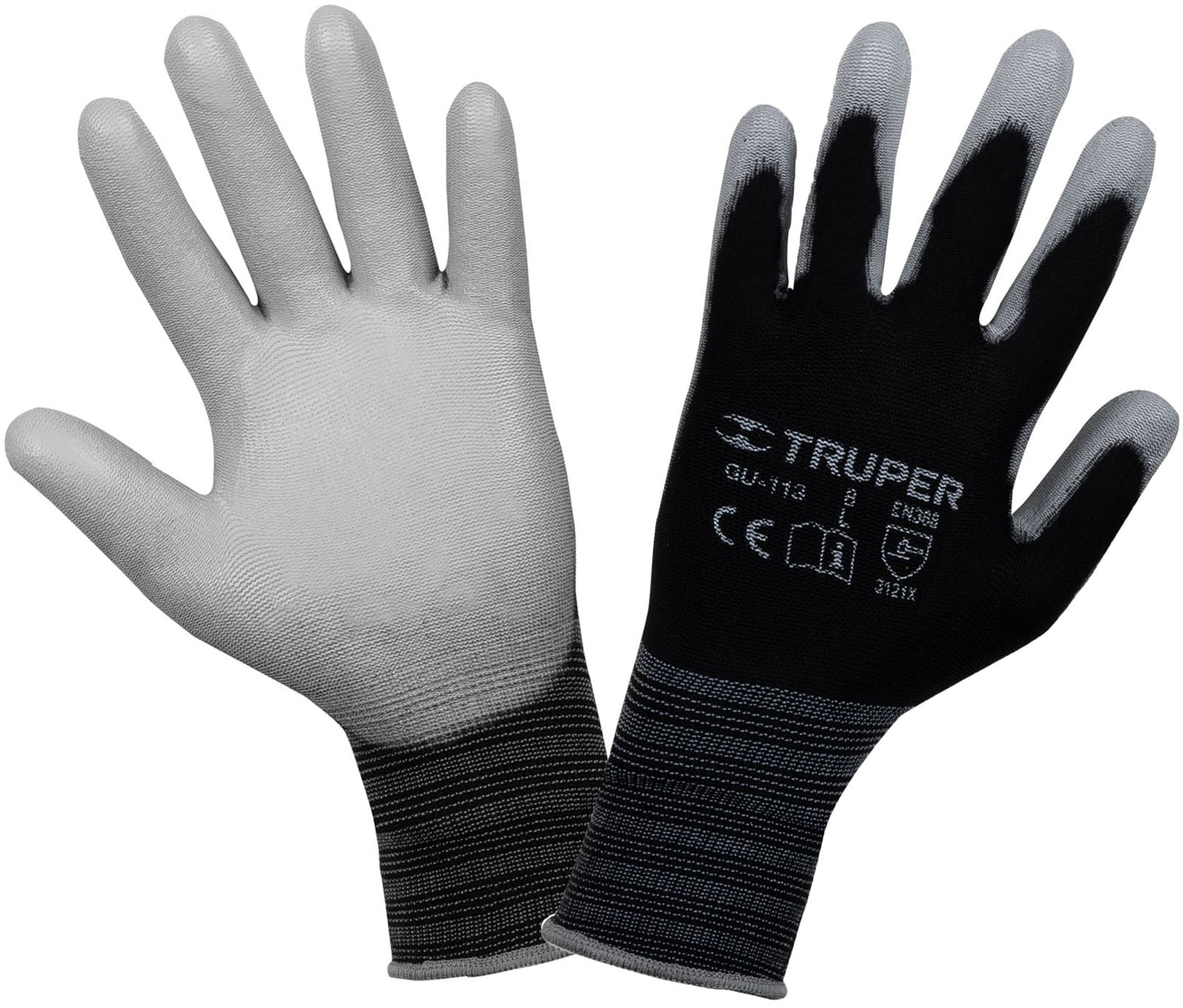 Imagen de GUANTES DE NYLON RECUBIERTOS DE POLIURETANO TALLA GRANDE TRUPER