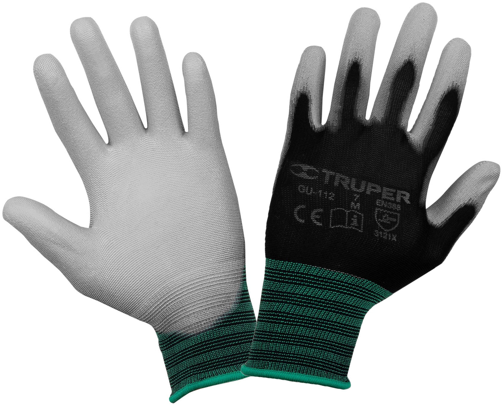 Imagen de GUANTES DE NYLON RECUBIERTOS DE POLIURETANO TALLA MEDIANO TRUPER