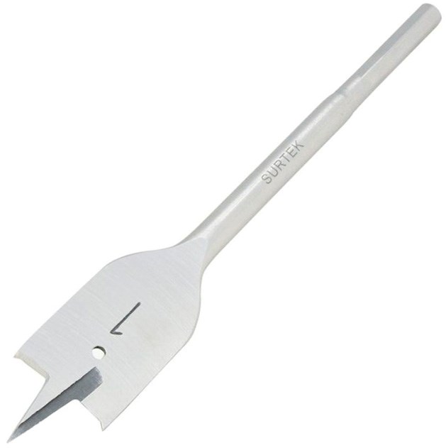 Imagen de BROCA PARA MADERA DE ACERO AL CARBONO TIPO MANITA 1 1/4" ZANCO 1/4" SURTEK